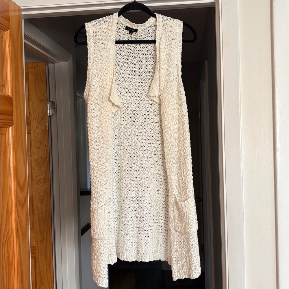 Knit Open Front Sweater